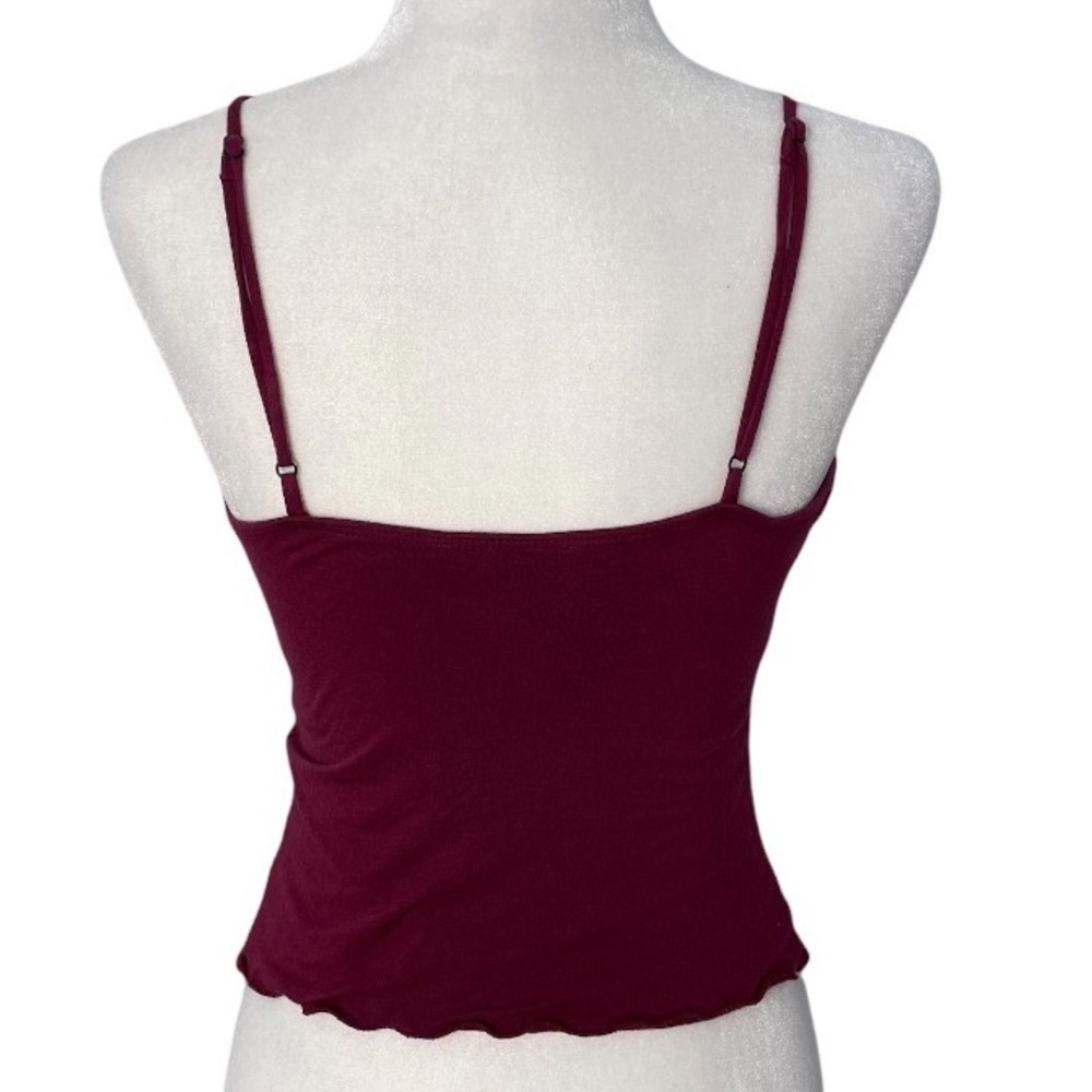 Vintage Betsey Johnson Ruched Cropped Cami - Picture 9 of 11